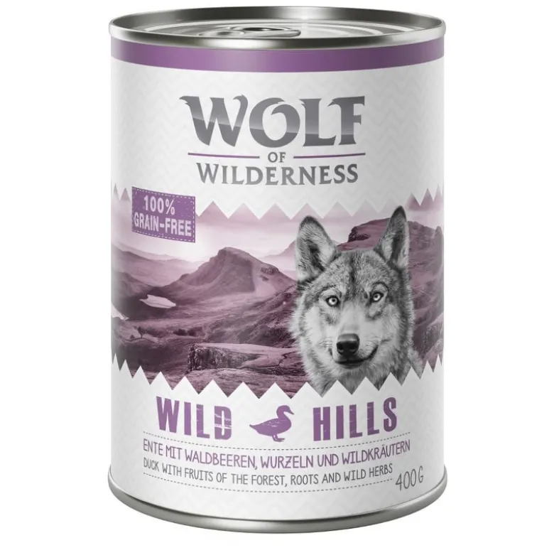 Wolf of Wilderness Adult - Soft & Strong 6 x 300 g - Blandet pakke