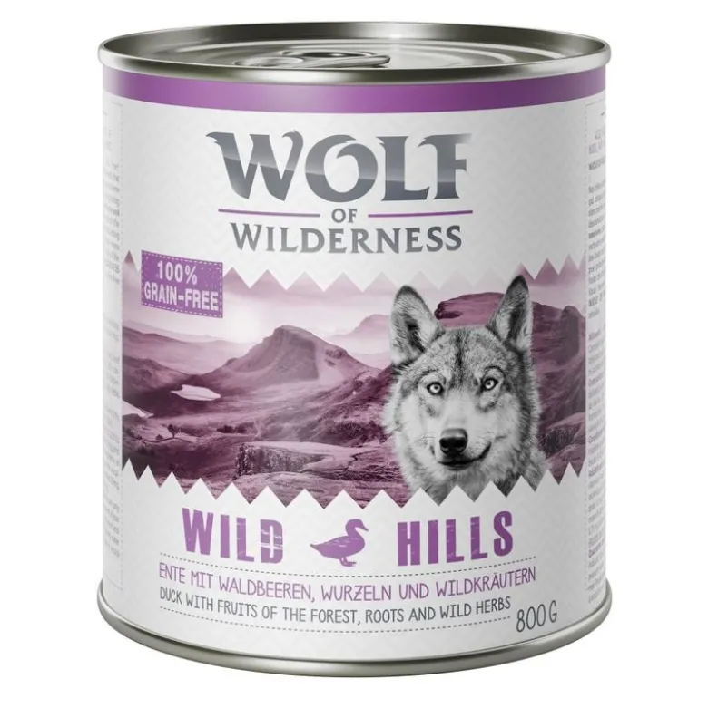 Wolf of Wilderness Adult - Soft & Strong 6 x 300 g - Blandet pakke