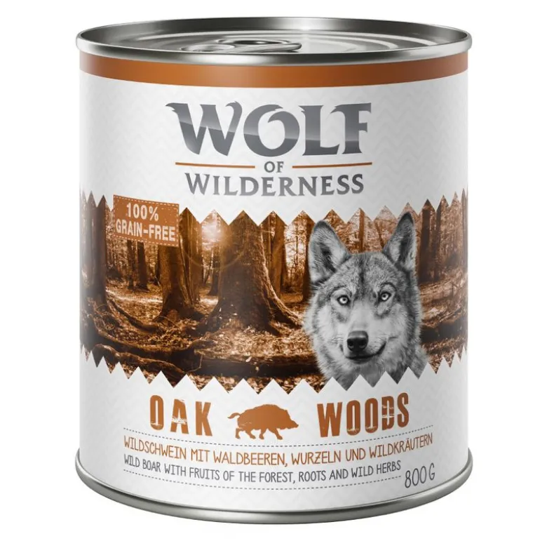 Wolf of Wilderness Adult - Soft & Strong 6 x 300 g - Blandet pakke