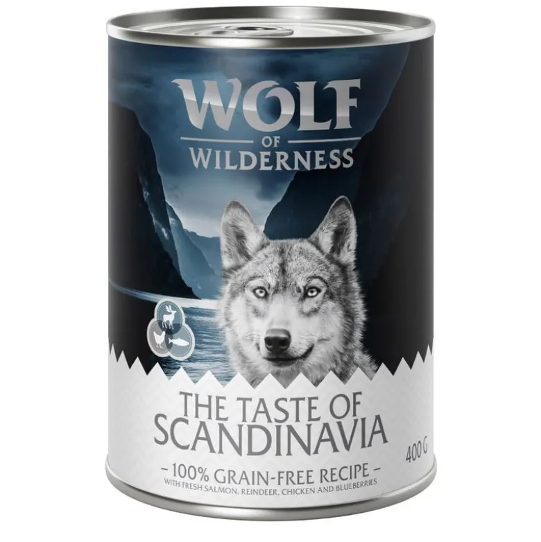 Wolf of Wilderness Adult - Soft & Strong 6 x 300 g - Blandet pakke
