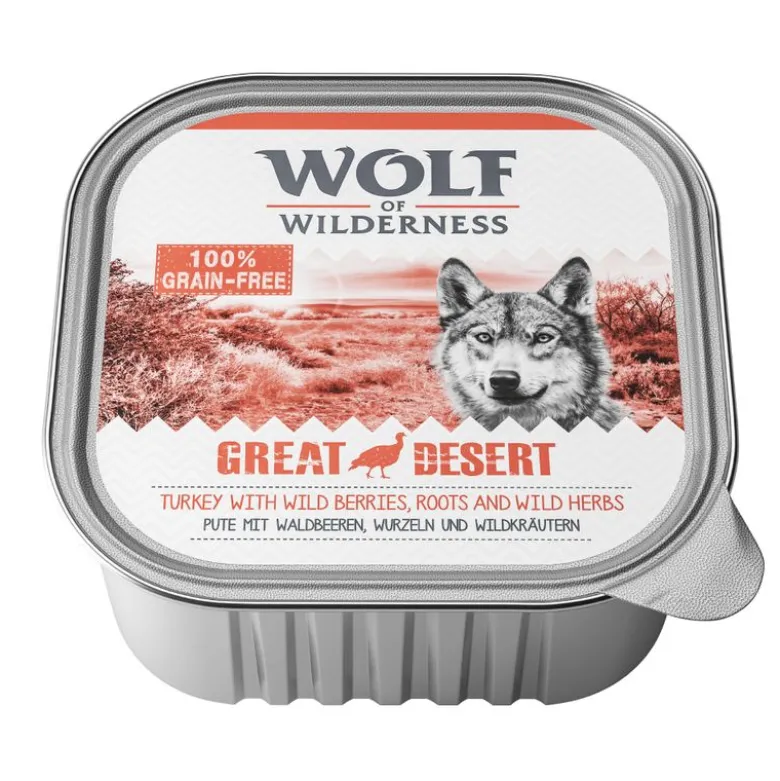 Wolf of Wilderness Adult - Soft & Strong 6 x 300 g - Blandet pakke