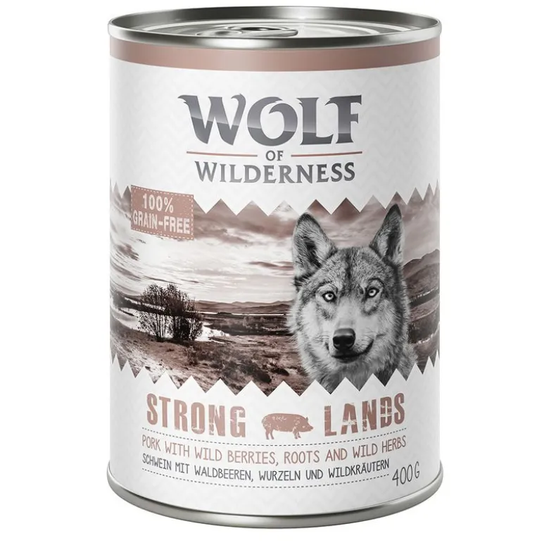 Wolf of Wilderness Adult - Soft & Strong 6 x 300 g - Blandet pakke