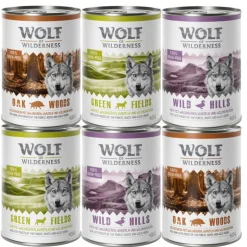 Wolf of Wilderness Adult - Soft & Strong 6 x 300 g - Blandet pakke