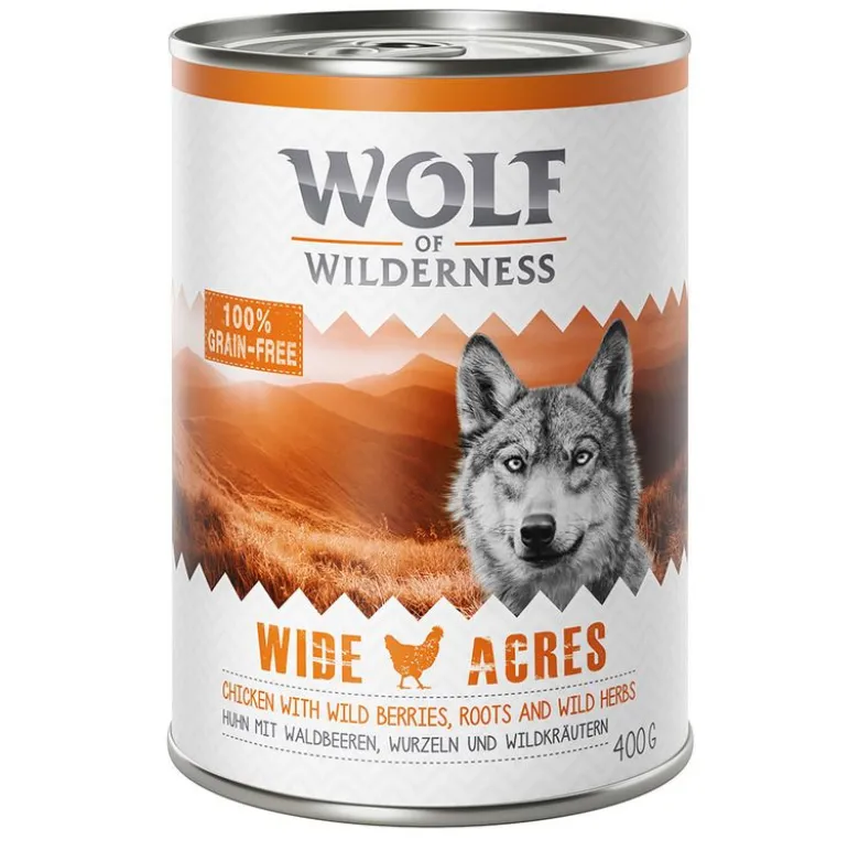 Wolf of Wilderness Adult - Soft & Strong 6 x 300 g - Blandet pakke