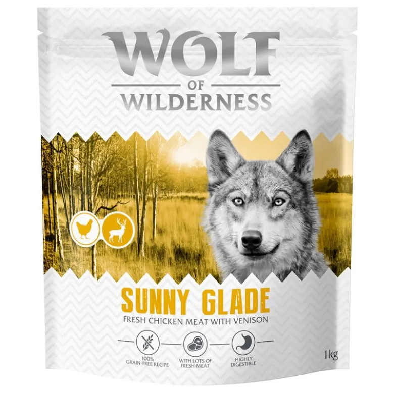 Wolf of Wilderness Adult "Sunny Glade" Venison - kornfri