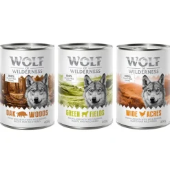 Wolf of Wilderness Adult 6 x 400 g - Single Protein