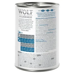 Wolf of Wilderness Adult 6 x 400 g - Single Protein