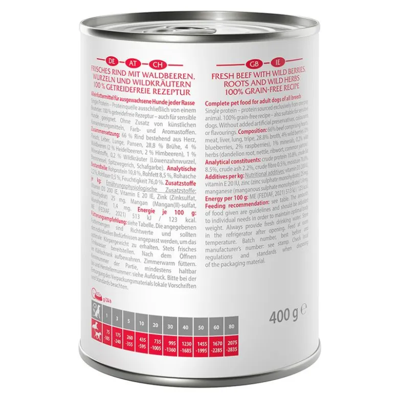 Wolf of Wilderness Adult 6 x 400 g - Single Protein