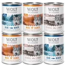 Wolf of Wilderness Adult 6 x 400 g - Single Protein