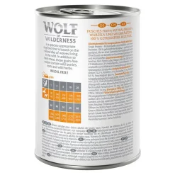 Wolf of Wilderness Adult 6 x 400 g - Single Protein