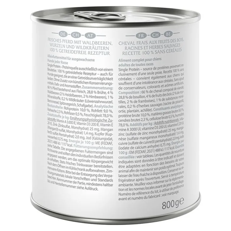 Wolf of Wilderness Adult 6 x 800 g - Single Protein