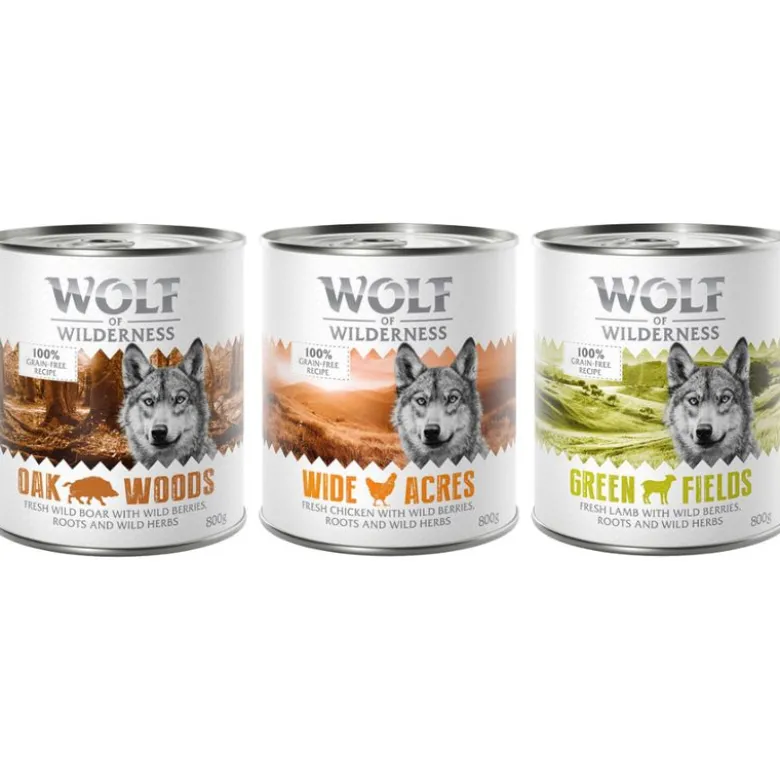 Wolf of Wilderness Adult 6 x 800 g - Single Protein