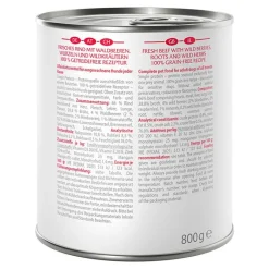 Wolf of Wilderness Adult 6 x 800 g - Single Protein