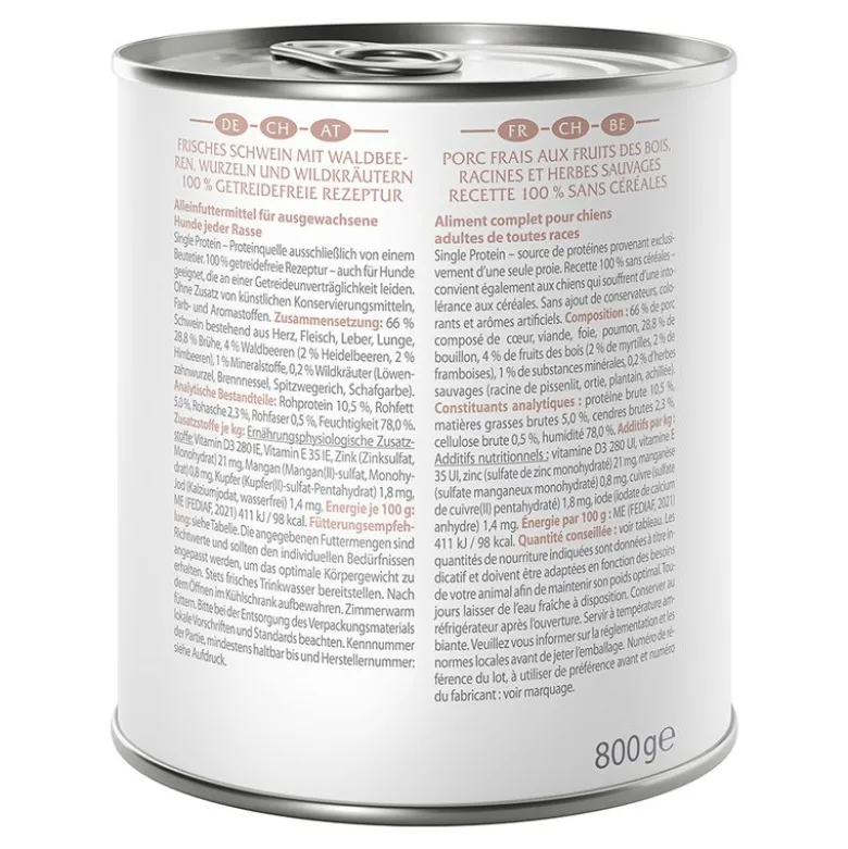 Wolf of Wilderness Adult 6 x 800 g - Single Protein