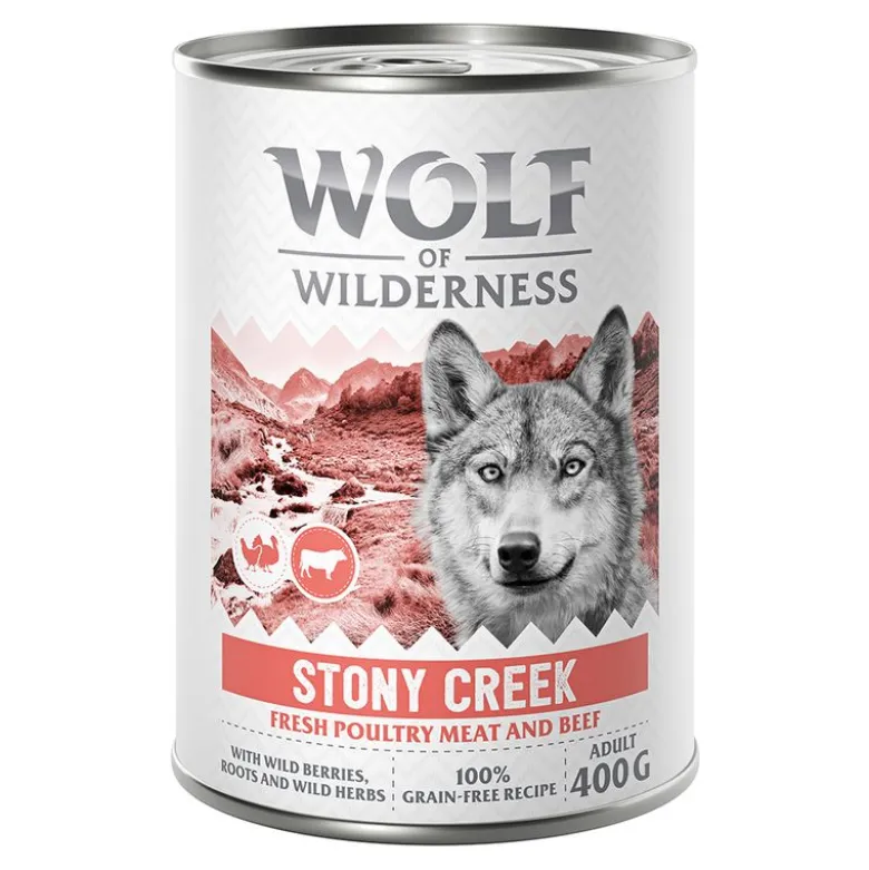 Wolf of Wilderness - Fjerkræ med Okse 1 x 400 g
