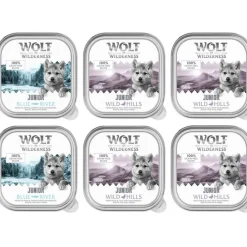 Wolf of Wilderness JUNIOR - Duo protein opskrift 6 / 24 x 150 g bakke