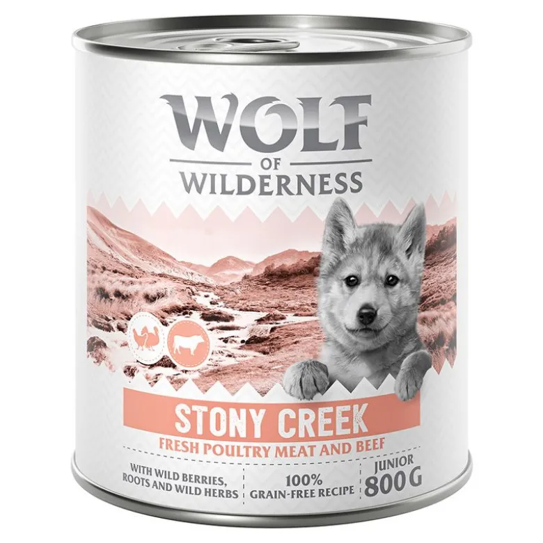 Wolf of Wilderness Junior “Expedition” 6 x 800 g