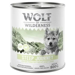 Wolf of Wilderness Junior “Expedition” 6 x 800 g