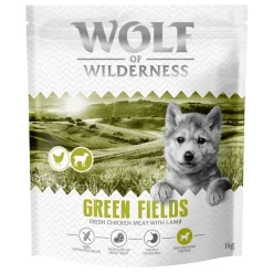 Wolf of Wilderness Junior "Green Fields" Lam - kornfri