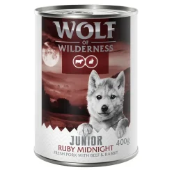 Wolf of Wilderness "RED Meat" Junior 6 x 400 g