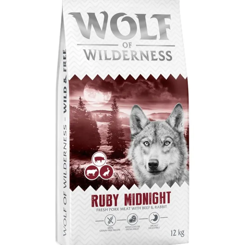 Wolf of Wilderness "Ruby Midnight" Okse & Kanin - kornfri