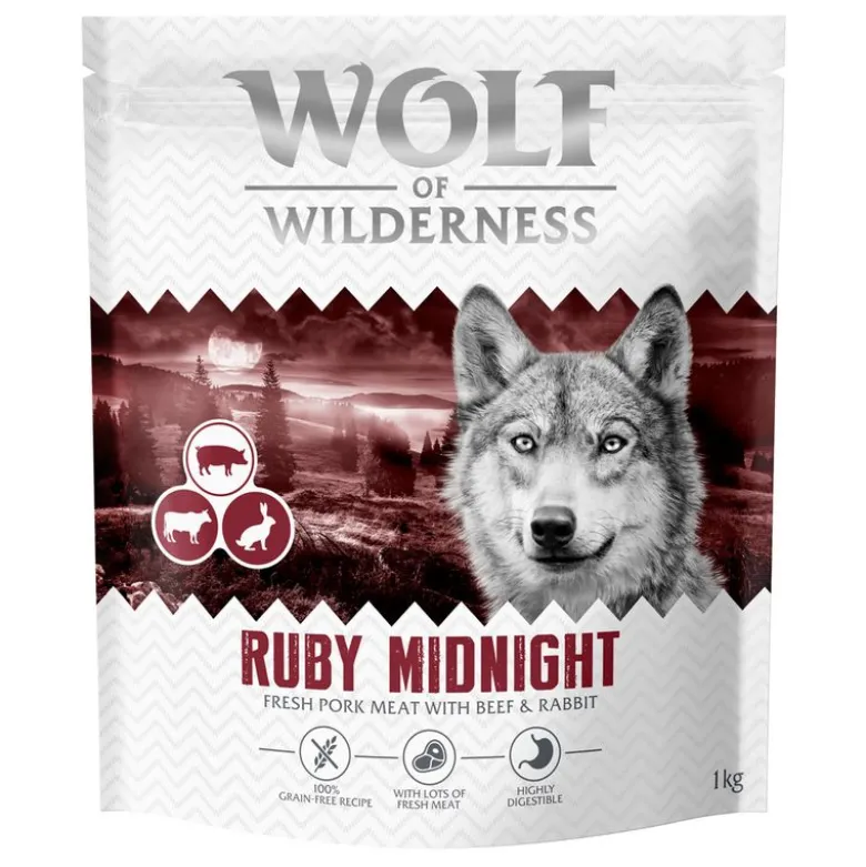 Wolf of Wilderness "Ruby Midnight" Okse & Kanin - kornfri