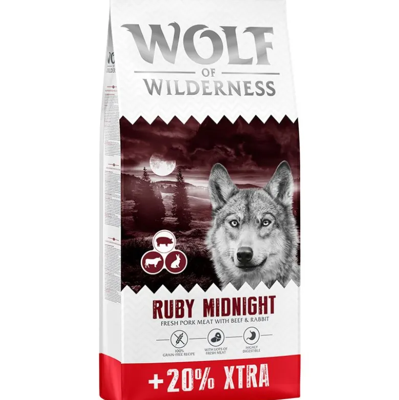 Wolf of Wilderness "Ruby Midnight" Okse & Kanin - kornfri