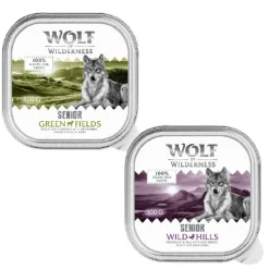 Wolf of Wilderness Senior - Duo-Protein 6 / 24 x 300 g bakke