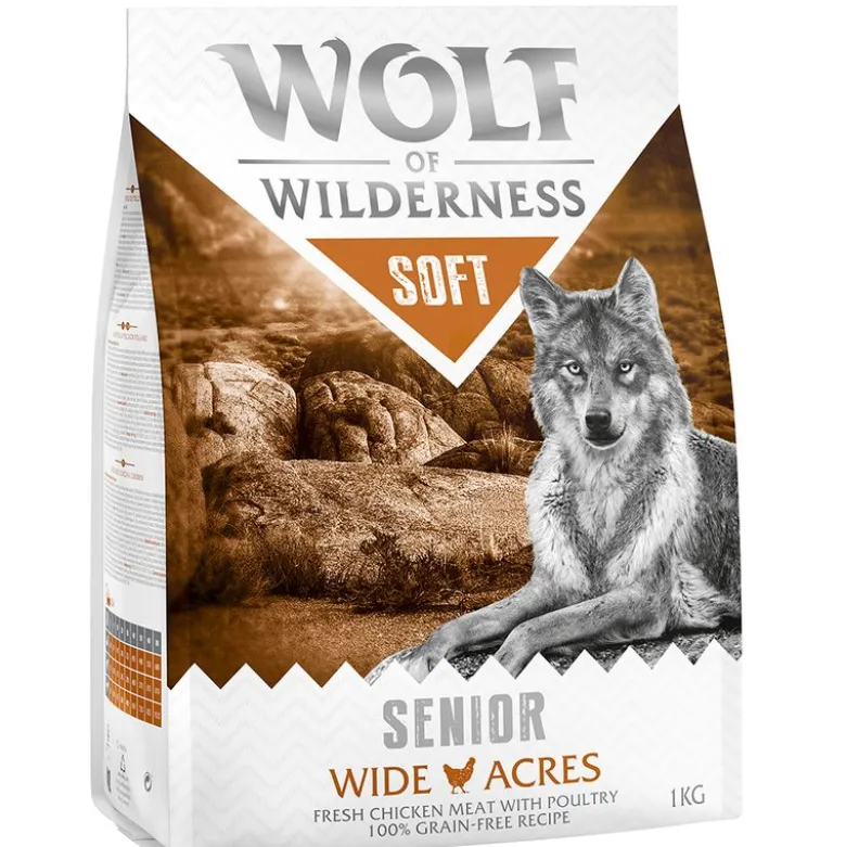 Wolf of Wilderness Senior "Soft - Wide Acres" - Kylling