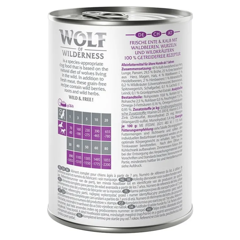 Wolf of Wilderness Senior 6 x 400 g