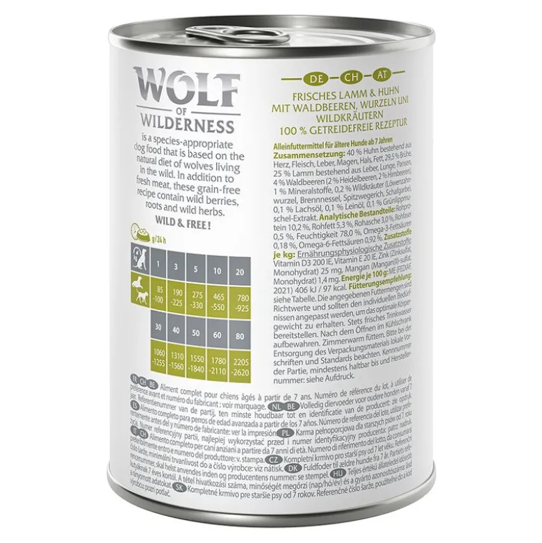 Wolf of Wilderness Senior 6 x 400 g