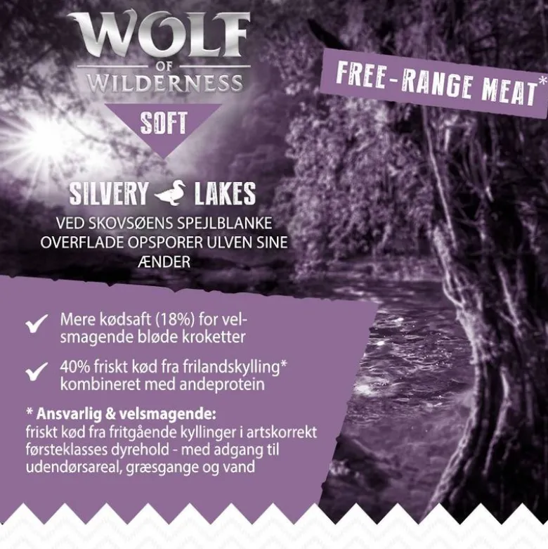 Wolf of Wilderness "Soft - Silvery Lakes" - Frilandskylling & And