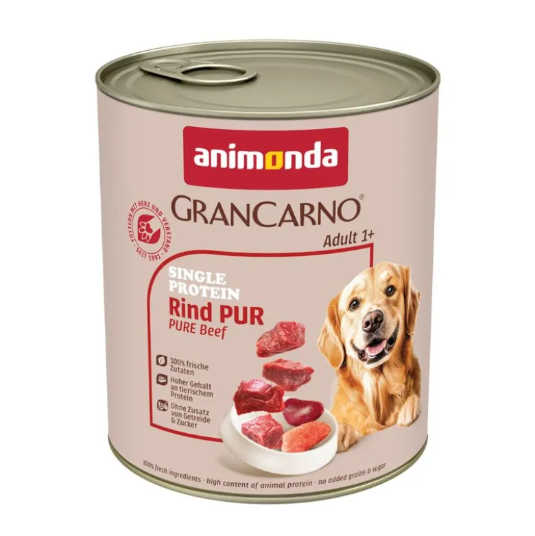 6 x 800 g animonda GranCarno Adult Single Protein Superfoods