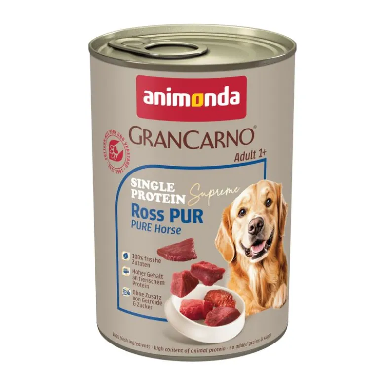 6 x 400 g animonda GranCarno Adult Single Protein Superfoods