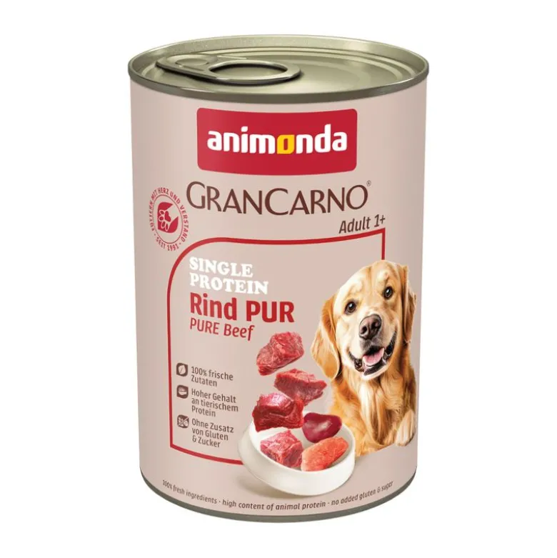 6 x 400 g animonda GranCarno Adult Single Protein Superfoods