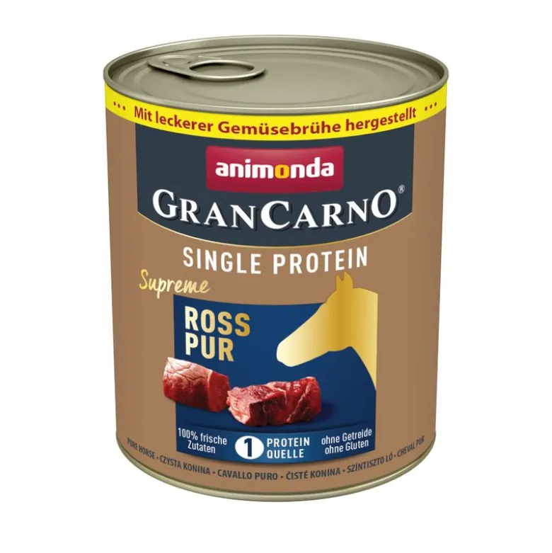 6 x 800 g animonda GranCarno Adult Single Protein Superfoods