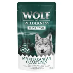 12 x 125 g Wolf of Wilderness "Triple Taste"