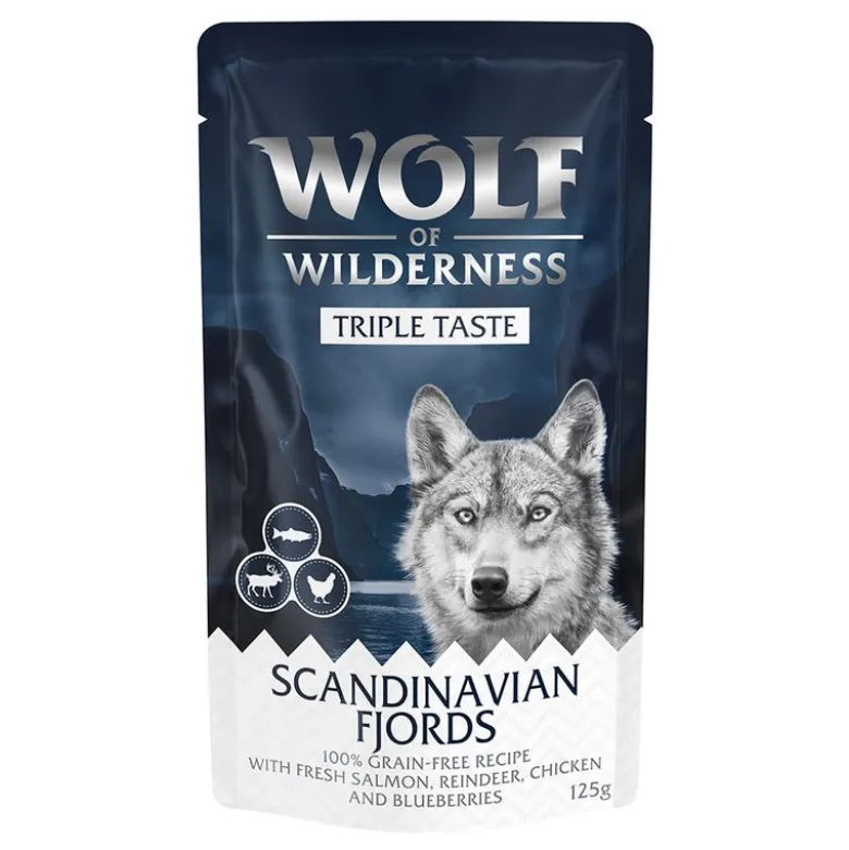 12 x 125 g Wolf of Wilderness "Triple Taste"