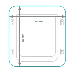 2 x RFID Mikrochip Tags til SureFlap Hundelem / Kattelem