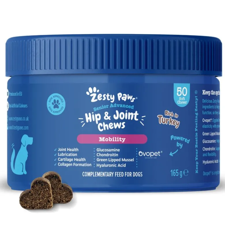 Zesty Paws Senior Hip & Joint Chews Kalkun