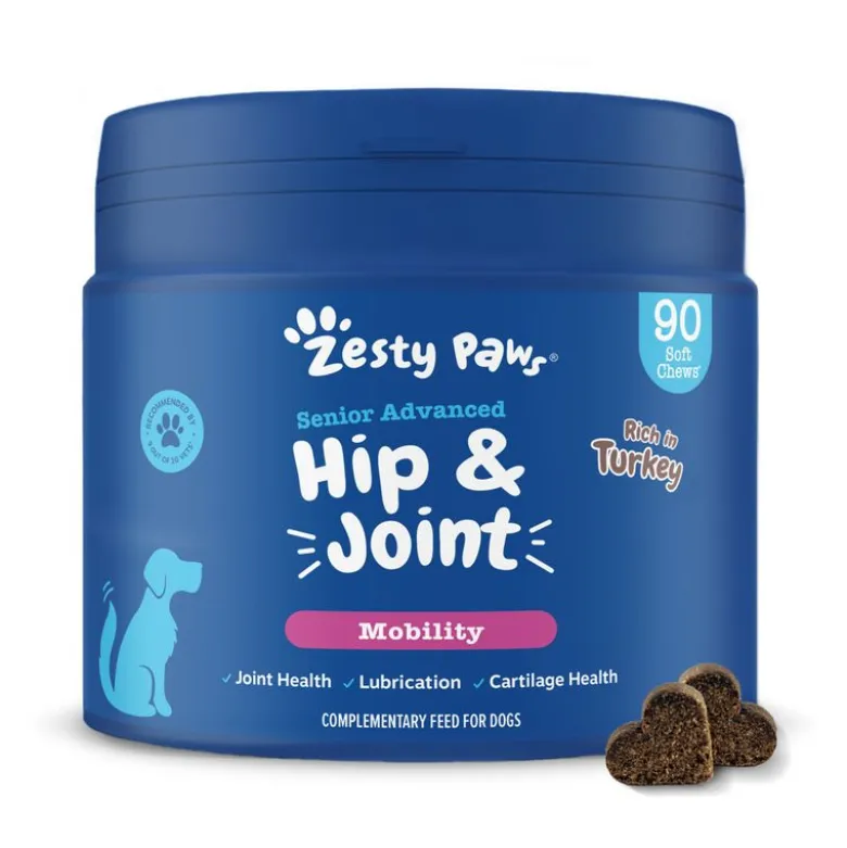 Zesty Paws Senior Hip & Joint Chews Kalkun