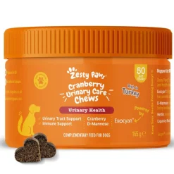 Zesty Paws Urinary Care Chews Tranebær