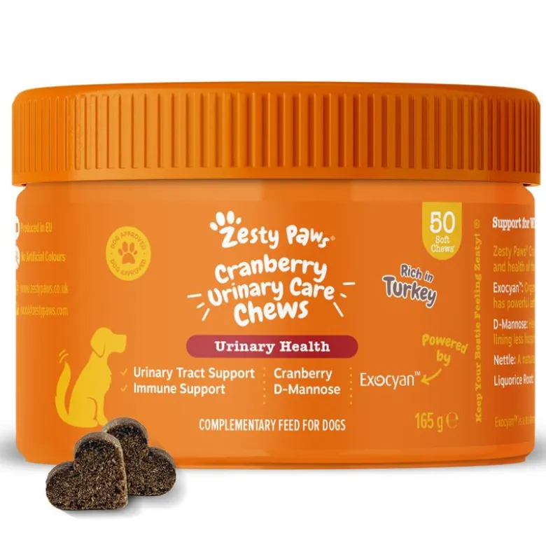 Zesty Paws Urinary Care Chews Tranebær
